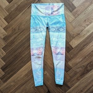 TEEKI boho festival yoga workout leggings S M